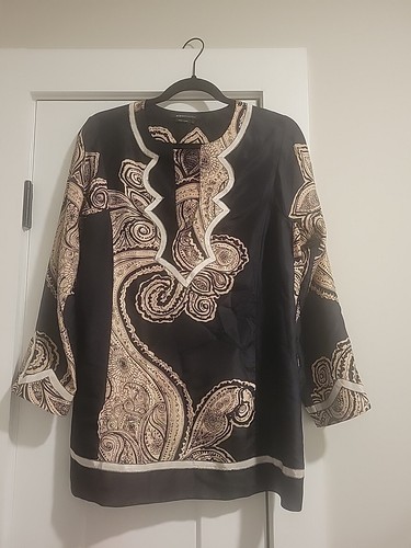 BCBG Maxazria Black & Gold Tunic Size Small | eBay