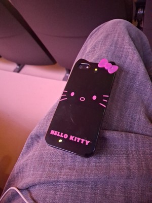 キティちゃん♡iPhone5/5sケース♡ NEW Hello Kitty Apple iPhone 5/5s Case BLACK/PINK by Sanrio