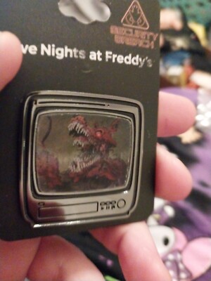 Five Nights At Freddy's FNAF Security Breach T.V. Lenticular Enamel Pin NEW