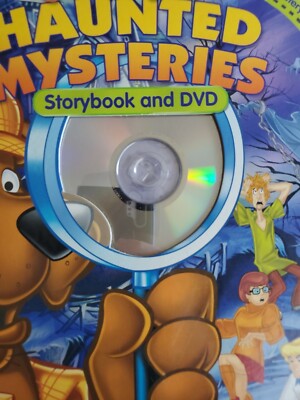 Scooby-Doo The Haunted Mysteries Storybook and DVD NEW free ship