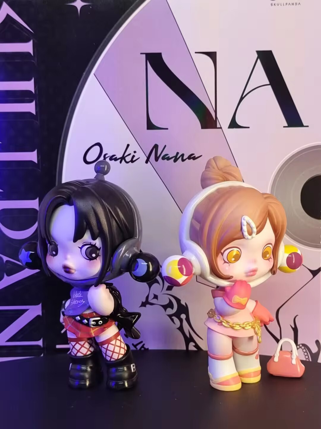 POPMART skullpanda✖️nana SKULLPANDA × NANA-Osaki Nana Figurine | MEGA Collection