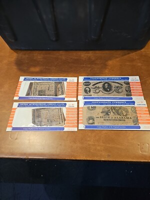 Confederate Currency/Colonial Reproduction Sets A&B Gettysburg Reenactment Props
