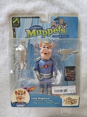 VINTAGE NEW  Muppet Show Link Hogthrob series 4 Pigs in Space  Palisades-SEALED