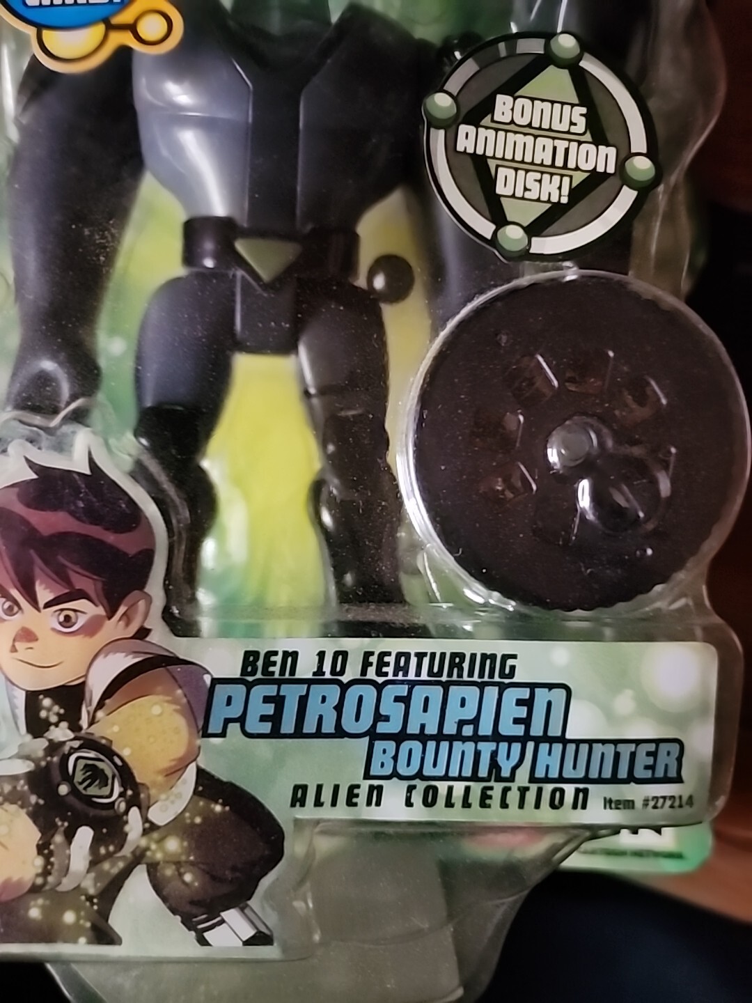 NIB Ben 10 Alien Collection Petrosapien Bounty Hunter 2006 Series 1 MOC