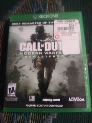 Call of Duty: Modern Warefare - Remastered - Microsoft Xbox One