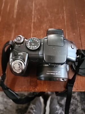 Canon PC 1192 PowerShot S3 IS Digital Camera w/ Lens Cap & Strap
