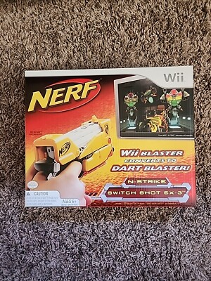 2006 Hasbro Nerf N-Strike Switch Shot EX-3 Wii/Dart Blaster (in Sealed Box)