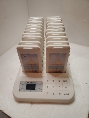 Retekess TD174 Restaurant Pager System, Long Working Distance Pager Untested