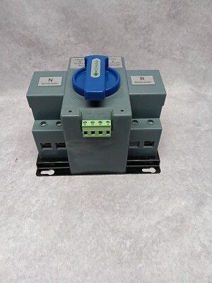 Dual Power Automatic Transfer Switch 60HZ Changeover Transfer Switch Tool 63A 2P