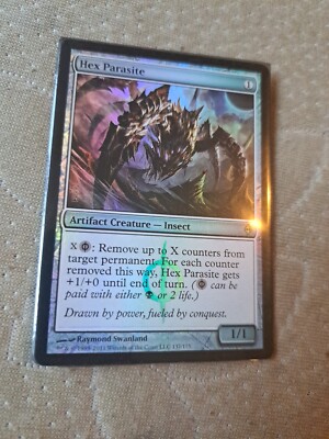 Near Mint, English - 1 x MTG Hex Parasite - Foil New Phyrexia