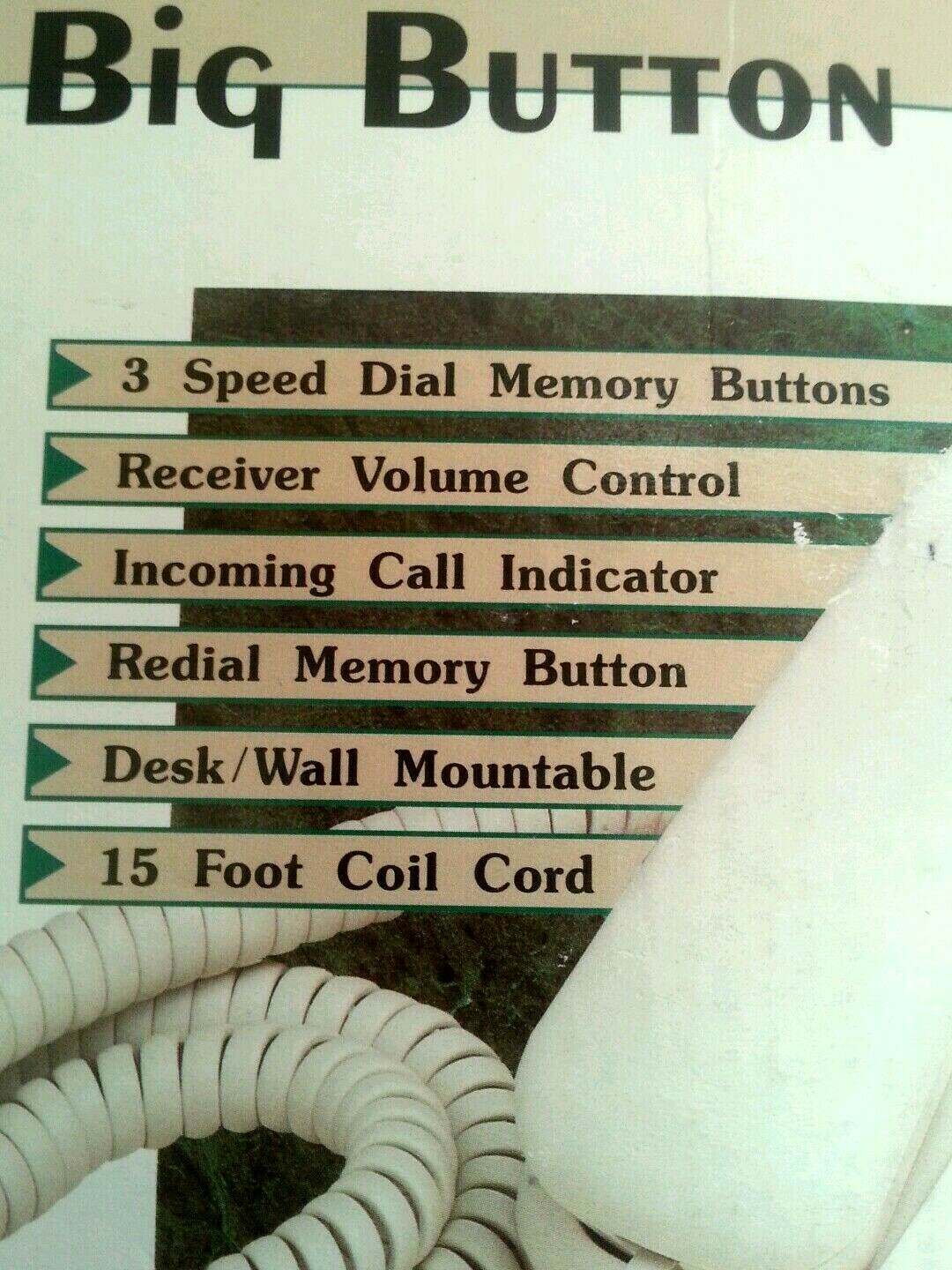 New Big Button Telephone Model P H - 417
