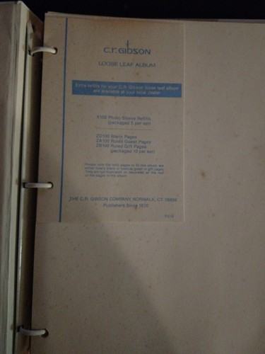 C.R. Gibson Vintage Loose Leaf Wedding Album