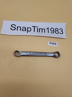 Craftsman USA 3/8'' x 7/16'' 12 Point Double Box End Offset Wrench 