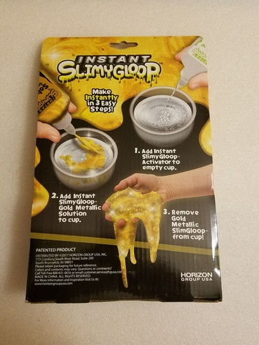 Instant Slimy Gloop. Arts and crafts for kids make your own slimy gloop