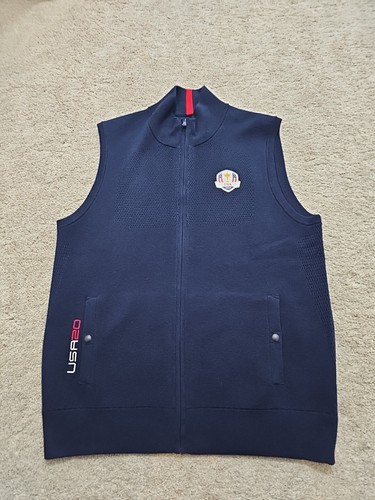 希少モデル RLX × U.S. Ryder Cup 2020 ゴルフウェア Ralph Lauren RLX Ryder Cup USA 2020 Jacket XL Mens Navy Blue