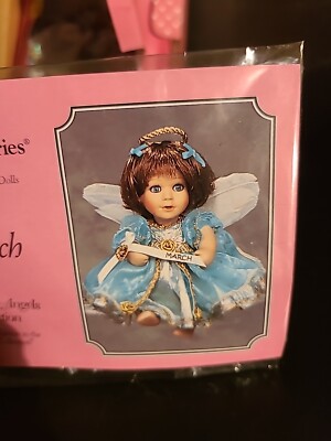 Paradise Galleries Birthstone Angels Coll. MARCH 6'' Sitting All Porcelain Doll 