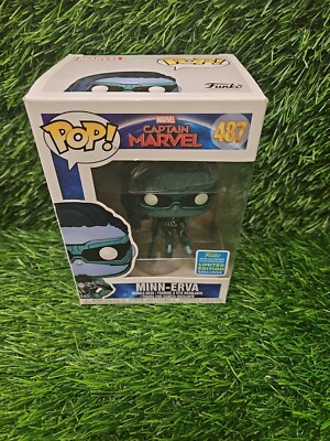Funko Pop Captain Marvel #487 MINN-ERVA 2019 Summer Convention Limited Edition 