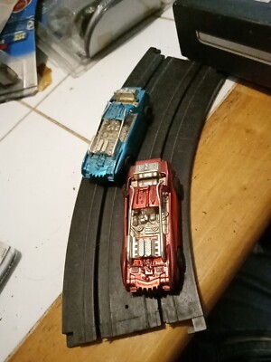 TYCO Doomsday Duel Chrome Blue &Red Warrior - Vintage Slot Car