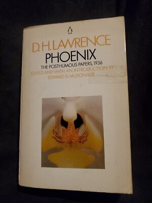 Very Good 'Phoenix: The Posthumous Papers, 1936' by D. H. Lawrence - 1980 PB