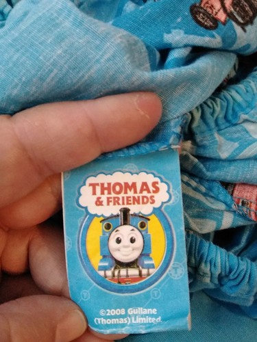 THOMAS THE TRAIN ENGINE TWIN SHEET  FITTED PILLOW CASE Set E24
