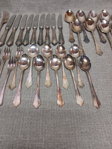 Berndorf Royal Chippendale cutlery Silverplate Flatware 42 pieces