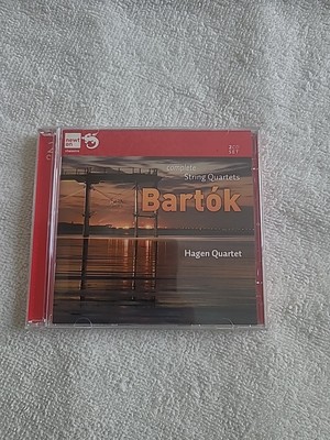 BARTOK COMPLETE STRING QUARTETS NOS. 1-6 HAGEN QUARTET 2 CD LIKE NEW