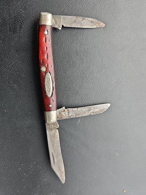 Collectible rare 1970s Case XX Black Sodbuster Jr. Folding