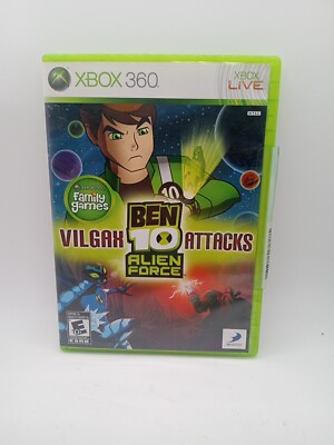 Ben 10: Alien Force - Vilgax Attacks (Microsoft Xbox 360, 2009) CIB - 