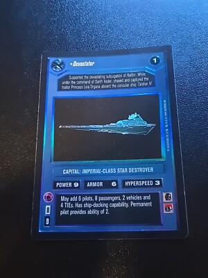 Star Wars CCG Reflections I 1 SRF Foil Devastator Imperial Class Star Destroyer