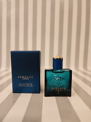 Versace Eros by Gianni Versace Eau De Toilette 0.17oz MINI New in Box