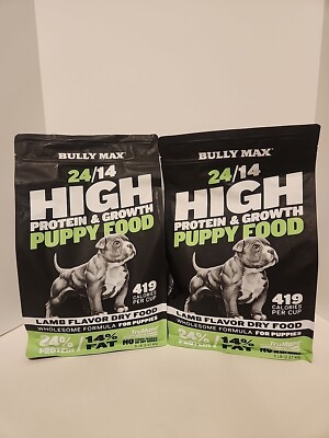 2 - 5 Lb Puppy Food 24/14 High Protein & Growth Formula - Dry Dog Food with Lamb
