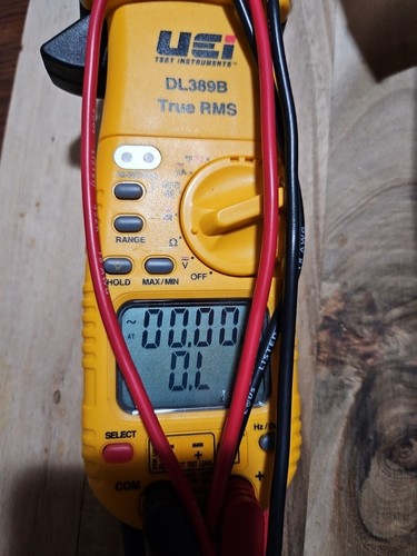 UEI DL389B Dual Display HVAC Clamp Meter Great Condition Pre-owned 