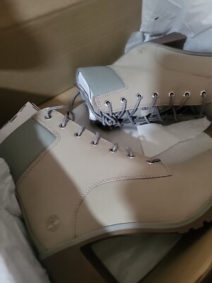 Timberland '' allington  Grey Lace Up BOOTS  Leather BOOTS Woman. Size. 8
