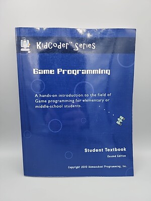 KidCoder Series Game Programming Second Edition Book with DVD