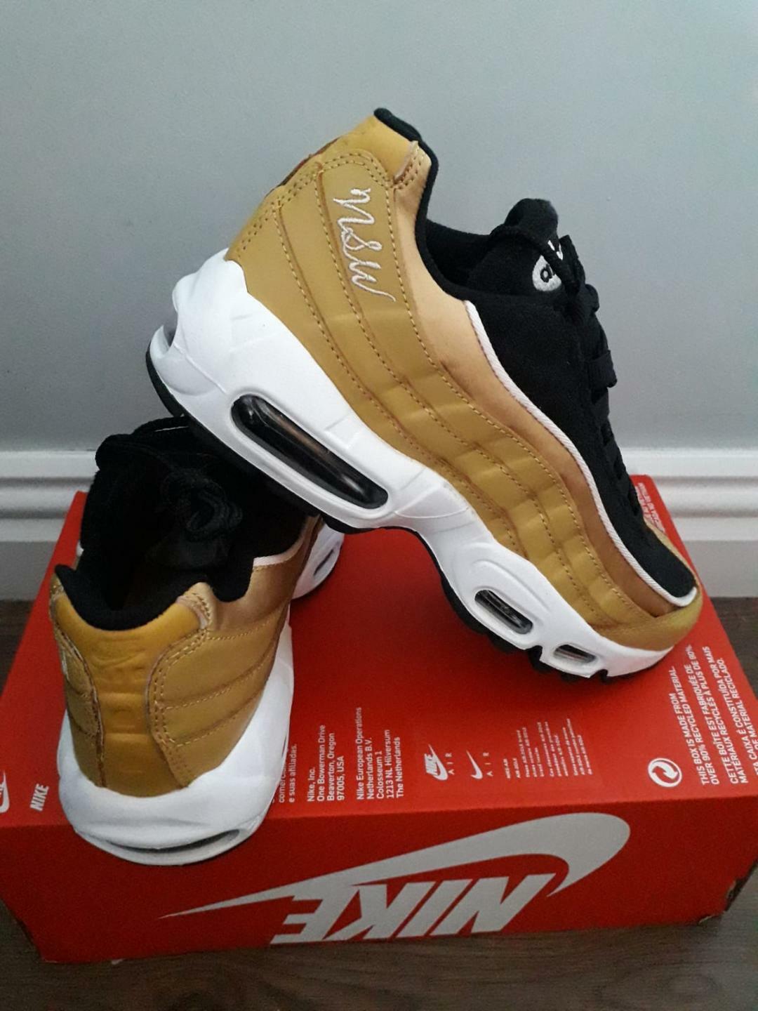 NIKE AIR MAX 95 LX WHEAT GOLD NSW AA1103 701 UK 4.5 EU 38 US