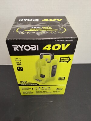 RYOBI RYi300BG 300-Watt Powered Inverter for 40-Volt Battery SEALED
