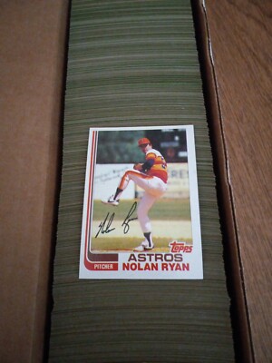 1982 Topps Baseball Singles - #202 to #401 Create Own Lot