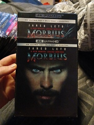 MORBIUS 4K ULTRA HD + BLU-RAY 2-DISC SET RARE OOP LENTICULAR SLIPCOVER Like New