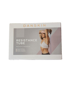 Resistence Tube Danskin medium strength color blue and pink 53 in