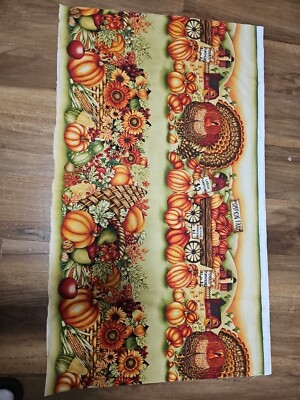 Harth And Home Fall Fabric 1/2 Yard