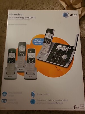 AT&T 4 Handset Phone Answering System w/ Caller ID CL83464 New In Box