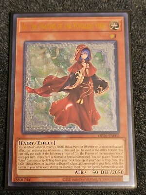 Lo, the Prayers of the Voiceless Voice (OP26-EN002) Ultimate Rare