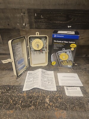 Intermatic T104R3 24 Hour Mechanical Time Switch DPST 208-277 V Pool Spa & More
