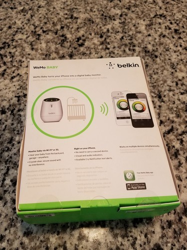 Belkin WeMo  Baby Monitor For IOS Iphone, iPad, and iPod Touch