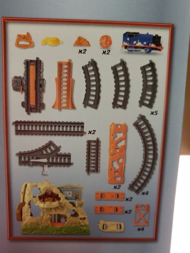 Fisher Price New Trackmaster Thomas & Friends Volcano Drop Set