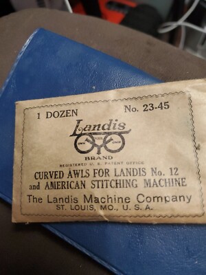 Landis 12curved awls 23-45 quantity = 12pcs