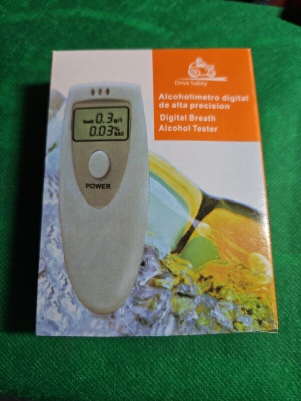 Professional Digital Alcohol Breath Breathalyser Breathalyzer Tester Detector