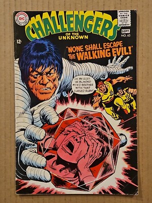 Challengers of the Unknown #63 Walking Evil DC 1968 VG