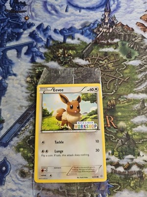 Eevee Build a Bear Workshop Stamped Promo Pokemon Card 63/98 New Sealed 