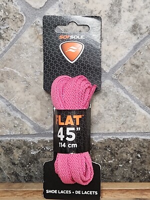 Sof Sole Athletic Flat Shoe Lace Pink 45-inch
